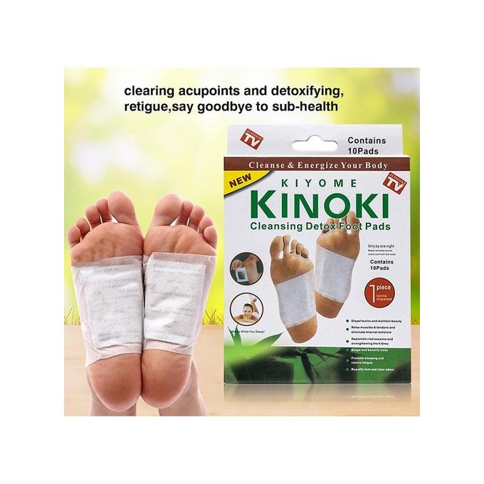 Kiyome Kinoki Detox Foot Pads Removes Body Toxins Feet Cleansing Herbal Slimming